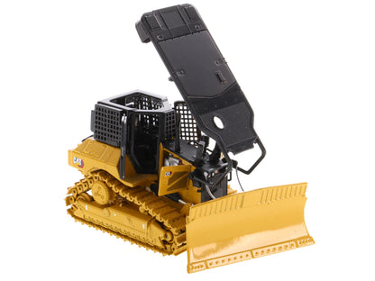CAT Caterpillar D5 XR Fire Suppression Track Type Dozer Yellow "High Line" Series 1/50 Diecast Model by Diecast Masters-DiecastModeler.com