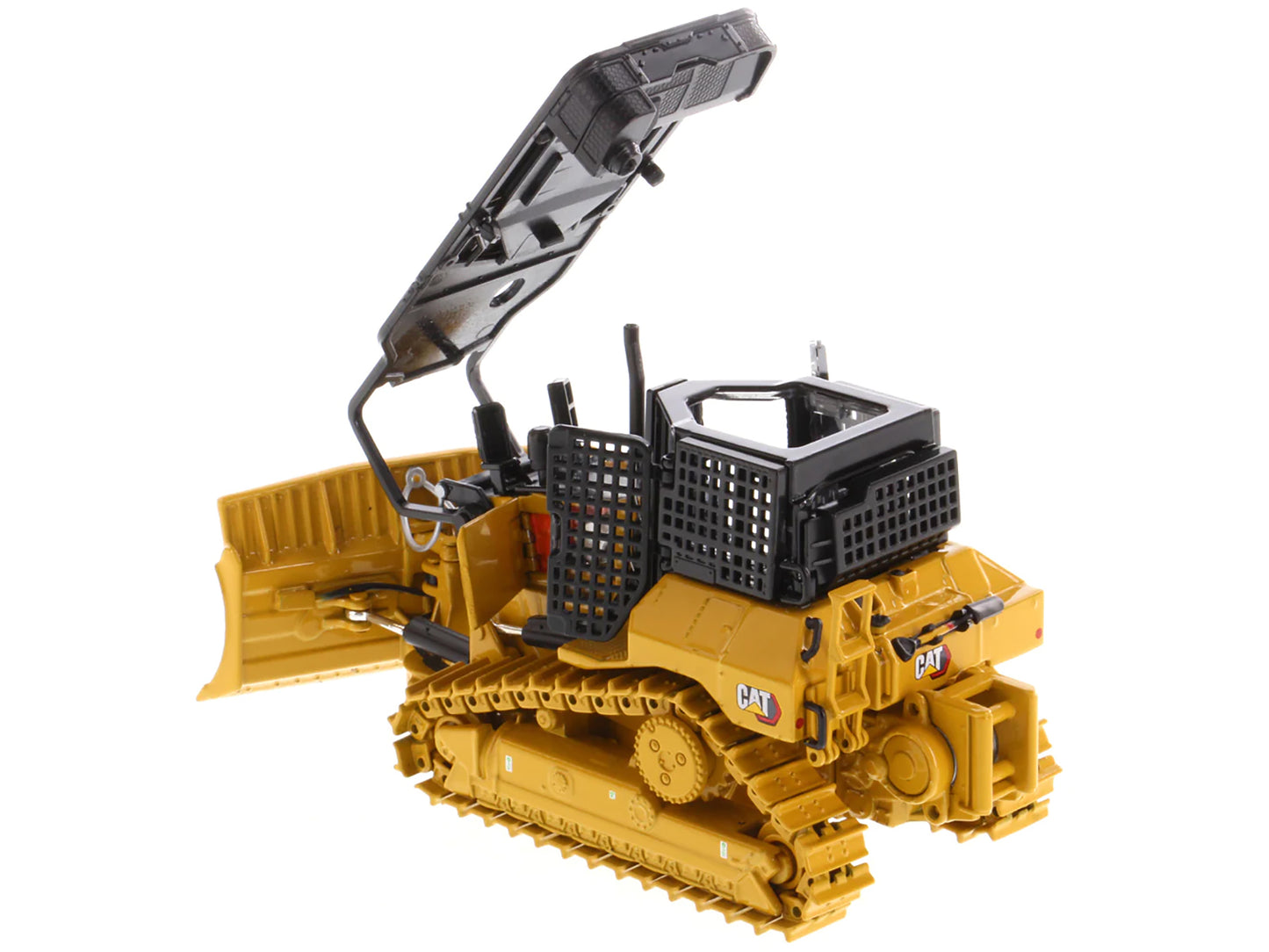 CAT Caterpillar D5 XR Fire Suppression Track Type Dozer Yellow "High Line" Series 1/50 Diecast Model by Diecast Masters-DiecastModeler.com