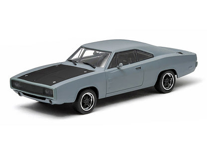 Dom's 1970 Dodge Charger R/T Primered Grey "Fast and Furious" Movie (2009) 1/43 Diecast Car Model by Greenlight-DiecastModeler.com