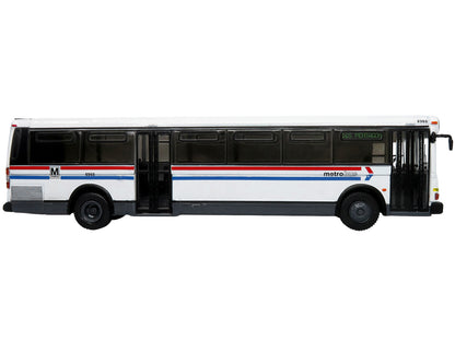 1980 Grumman 870 Advanced Design Transit Bus WMATA (Washington Metropolitan Area Transit Authority) Metro Bus "16S Pentagon" "Vintage Bus & Motorcoach Collection" 1/87 Diecast Model by Iconic Replicas-DiecastModeler.com