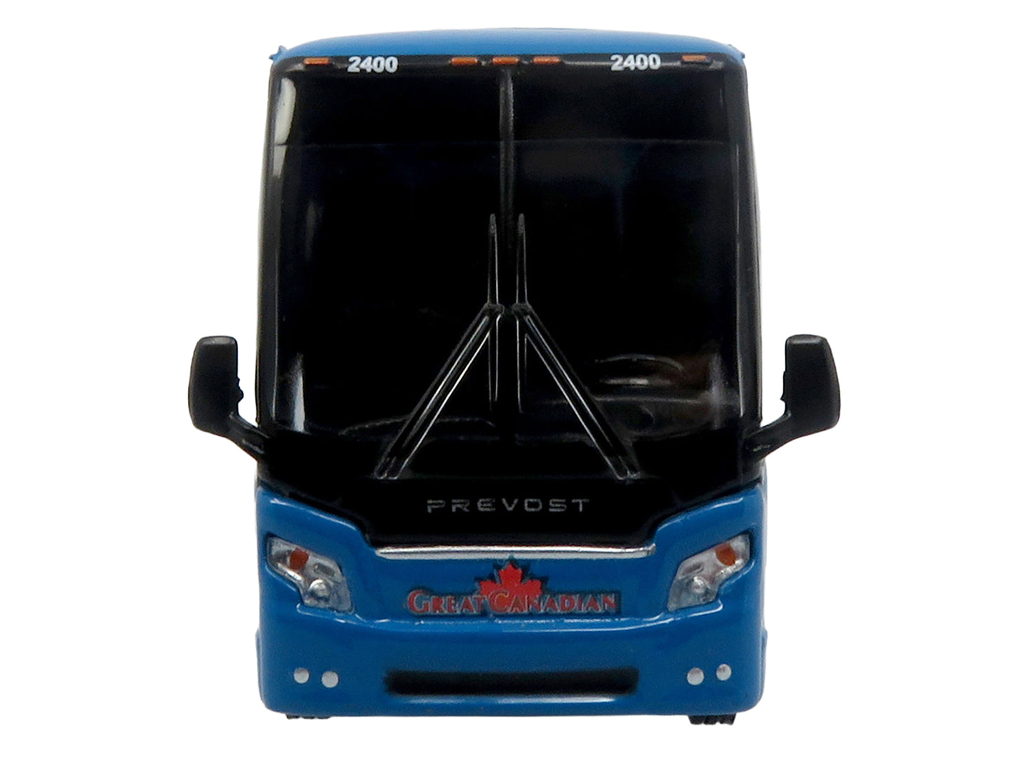 Prevost H3-45 Coach Bus "Great Canadian Coaches" Blue with Graphics Limited Edition 1/87 (HO) Diecast Model by Iconic Replicas
