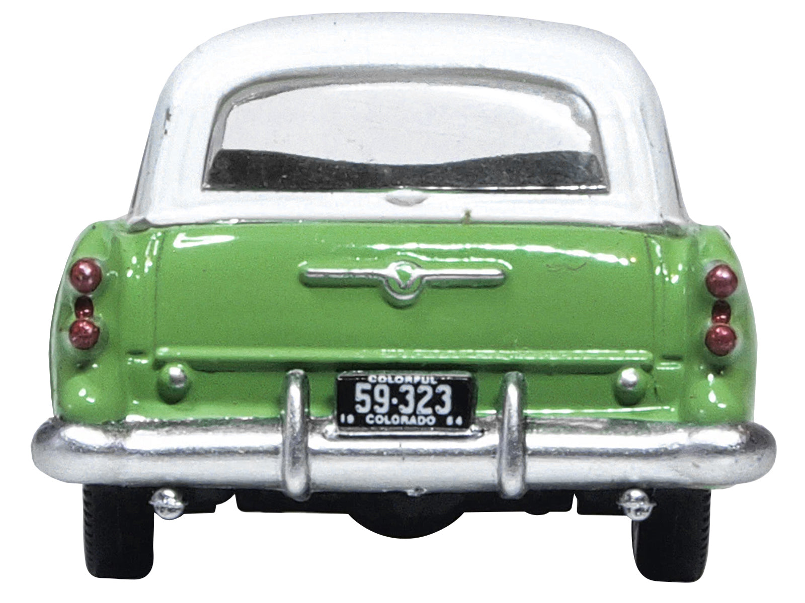 1954 Buick Century Estate Wagon Willow Green and White 1/87 (HO) Scale Diecast Model Car by Oxford Diecast-DiecastModeler.com