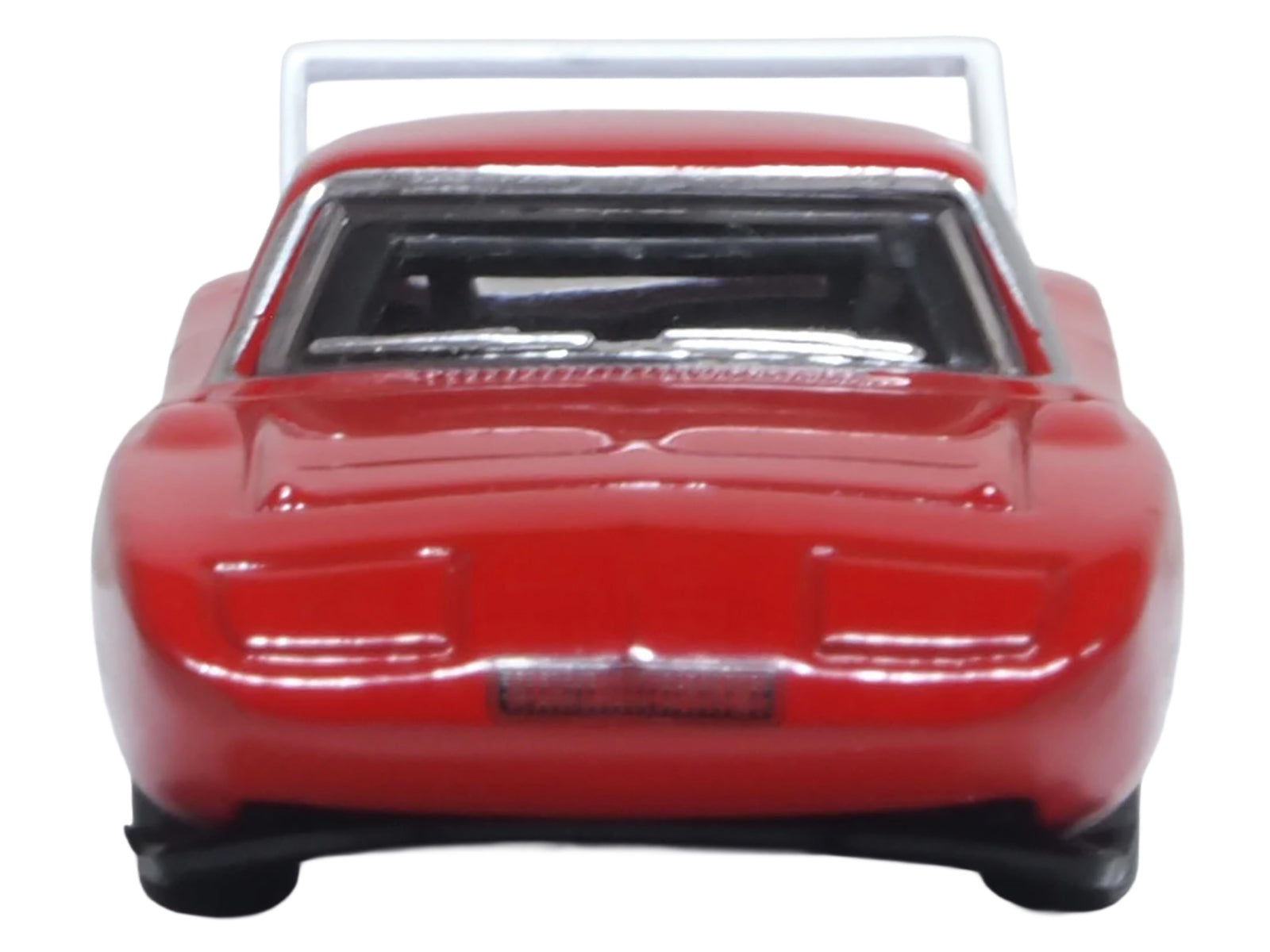 1969 Dodge Charger Daytona Red with White Stripe 1/87 (HO) Scale Diecast Model Car by Oxford Diecast-DiecastModeler.com