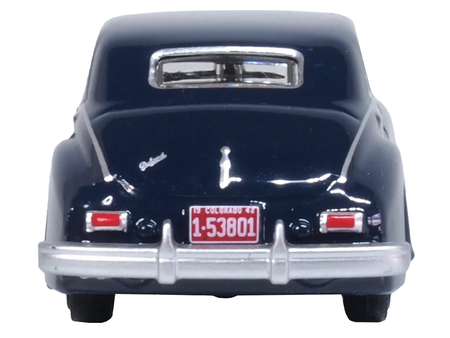 1942 Packard Clipper Touring Sedan Packard Blue 1/87 (HO) Scale Diecast Model Car by Oxford Diecast