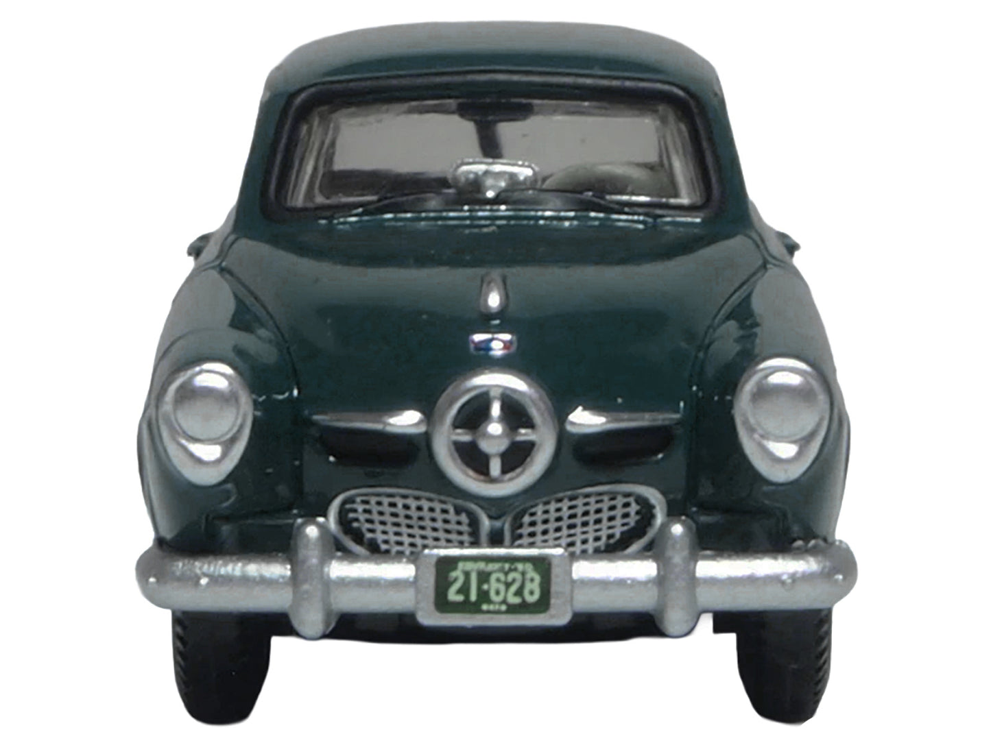 1950 Studebaker Champion Starlight Coupe Aqua Green 1/87 (HO) Scale Diecast Model Car by Oxford Diecast