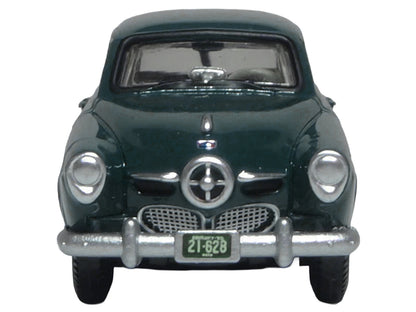1950 Studebaker Champion Starlight Coupe Aqua Green 1/87 (HO) Scale Diecast Model Car by Oxford Diecast