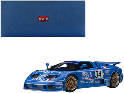 Bugatti EB110 #34 Alain Cudini - Eric Helary - Jean-Christophe Boullion 24 Hours of Le Mans (1994) 1/18 Model Car by Autoart-DiecastModeler.com