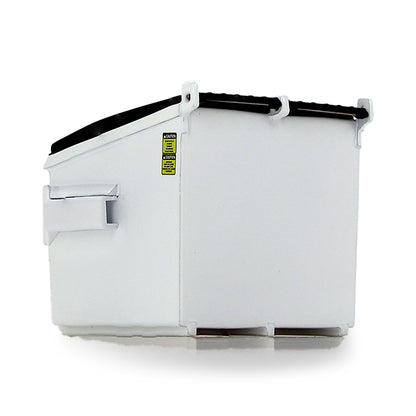 Refuse Trash Bin White 1/34 Diecast Model by First Gear