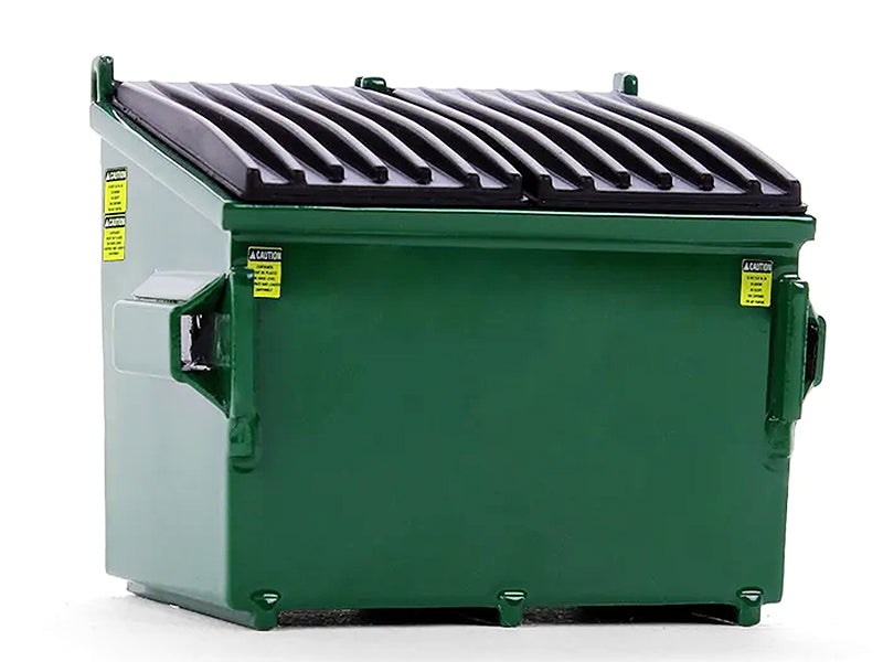 Refuse Trash Bin Green 1/34 Diecast Model by First Gear