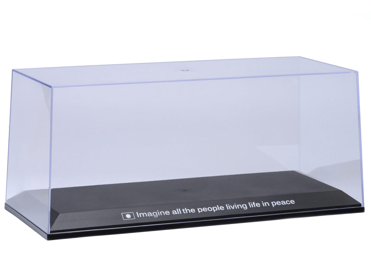 Collectible Display Show Case with Black Plastic Base and Gold "LBWK" Logo for 1/18-1/24 Scale Model Cars by Autoart-DiecastModeler.com