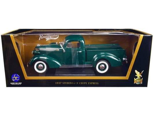 1937 Studebaker Express Pickup Truck Green 1/18 Diecast Model Car by Road Signature-DiecastModeler.com