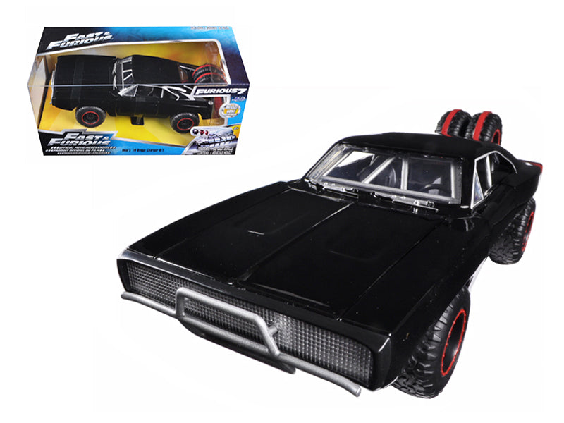 Dom's 1970 Dodge Charger R/T Off Road Version "Fast & Furious 7" Movie 1/24 Diecast Model Car by Jada-DiecastModeler.com