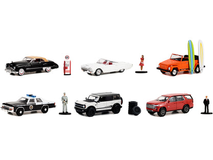 "The Hobby Shop" Set of 6 pieces Series 14 1/64 Diecast Model Cars by Greenlight-DiecastModeler.com