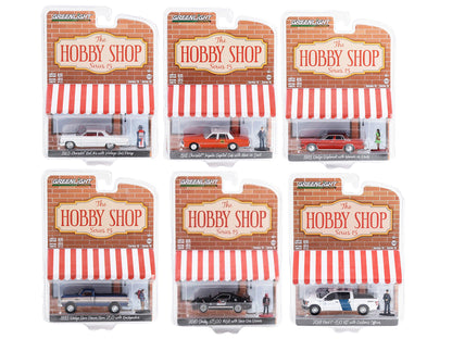 "The Hobby Shop" Set of 6 pieces Series 15 1/64 Diecast Model Cars by Greenlight-DiecastModeler.com