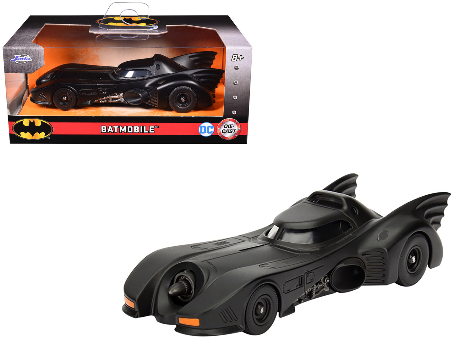 1989 Batman Batmobile 1/32 Diecast Model Car by Jada