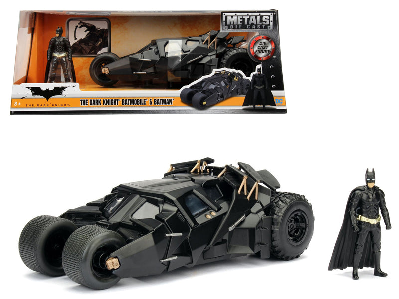 2008 "The Dark Knight" Tumbler Batmobile with Batman Diecast Figurine 1/24 Diecast Model Car by Jada-DiecastModeler.com