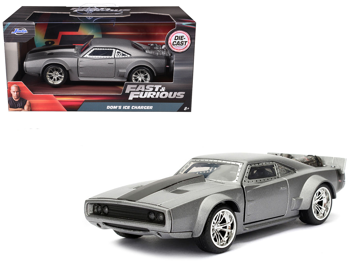 Dom's Ice Charger Fast & Furious F8 "The Fate of the Furious" Movie 1/32 Diecast Model Car  by Jada-DiecastModeler.com