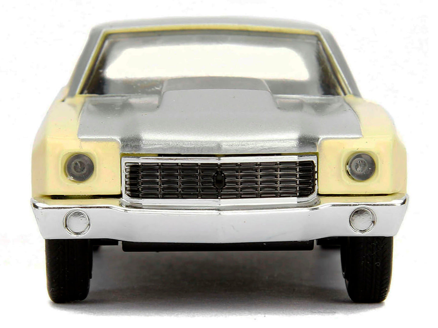 Chevrolet Monte Carlo Cream with Silver Hood and Top "The Fast and the Furious: Tokyo Drift" (2006) Movie "Fast & Furious" Series 1/32 Diecast Model Car by Jada