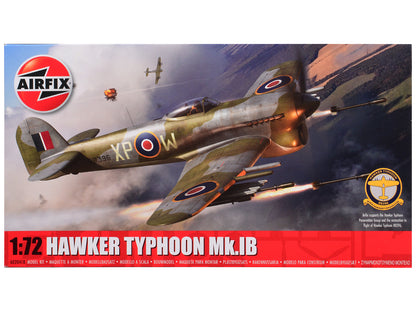 Level 1 Model Kit Hawker Typhoon Mk.IB Aircraft with 2 Scheme Options 1/72 Plastic Model Kit by Airfix-DiecastModeler.com
