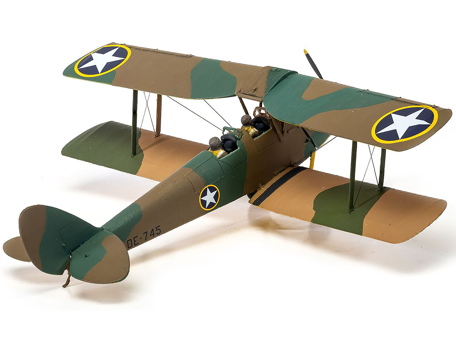 Level 2 Model Kit De Havilland Tiger Moth Aircraft with 2 Scheme Options 1/72 Plastic Model Kit by Airfix-DiecastModeler.com