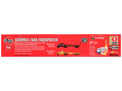 Level 2 Model Kit Scammel Tank Transporter 1/76 Plastic Model Kit by Airfix