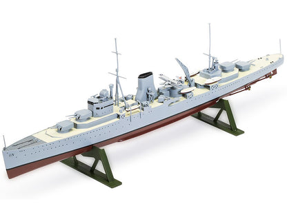 Level 3 Model Kit HMS Ajax Light Cruiser 1/600 Plastic Model Kit by Airfix-DiecastModeler.com