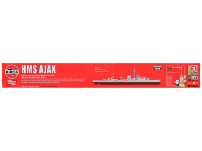 Level 3 Model Kit HMS Ajax Light Cruiser 1/600 Plastic Model Kit by Airfix-DiecastModeler.com