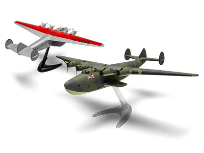 Level 2 Model Kit Boeing 314 Clipper Flying Boat with 2 Scheme Options 1/144 Plastic Model Kit by Airfix