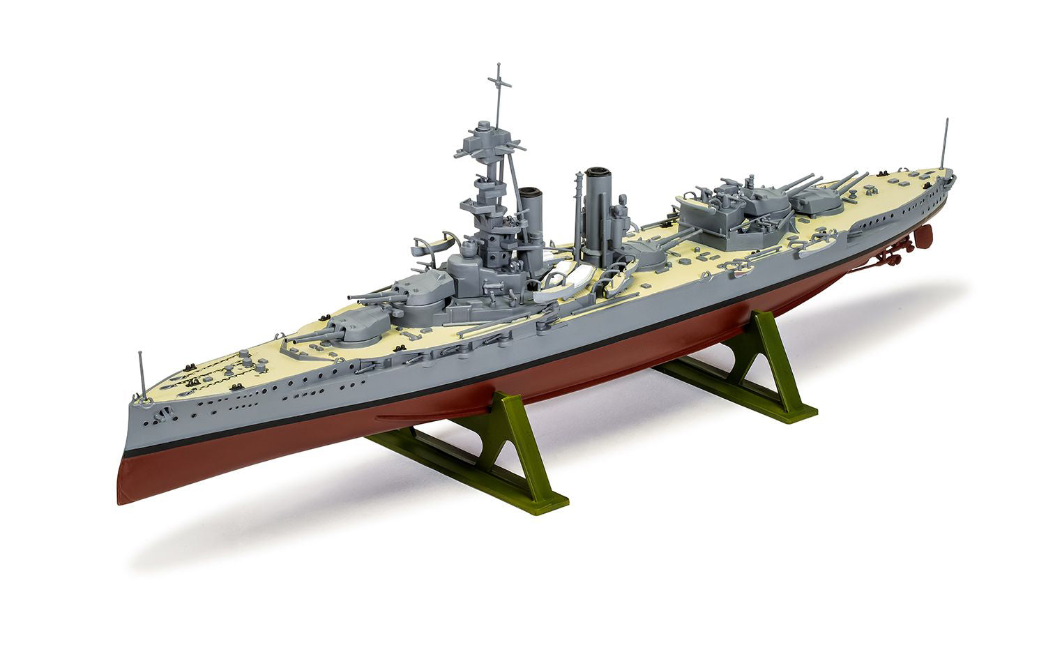 Level 3 Model Kit HMS Iron Duke Frigate "Vintage Classics" Series 1/600 Plastic Model Kit by Airfix-DiecastModeler.com