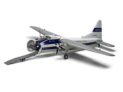 Level 2 Model Kit Bristol Superfreighter Freighter Aircraft "British United Air Ferries (BUAF)" 1/72 Plastic Model Kit by Airfix