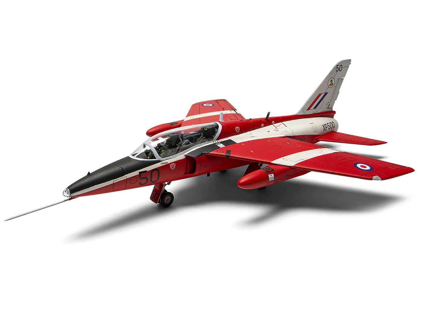 Level 2 Model Kit Folland Gnat T.1 Fighter Aircraft with 2 Scheme Options 1/48 Plastic Model Kit by Airfix