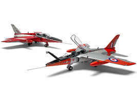 Level 2 Model Kit Folland Gnat T.1 Fighter Aircraft with 2 Scheme Options 1/48 Plastic Model Kit by Airfix