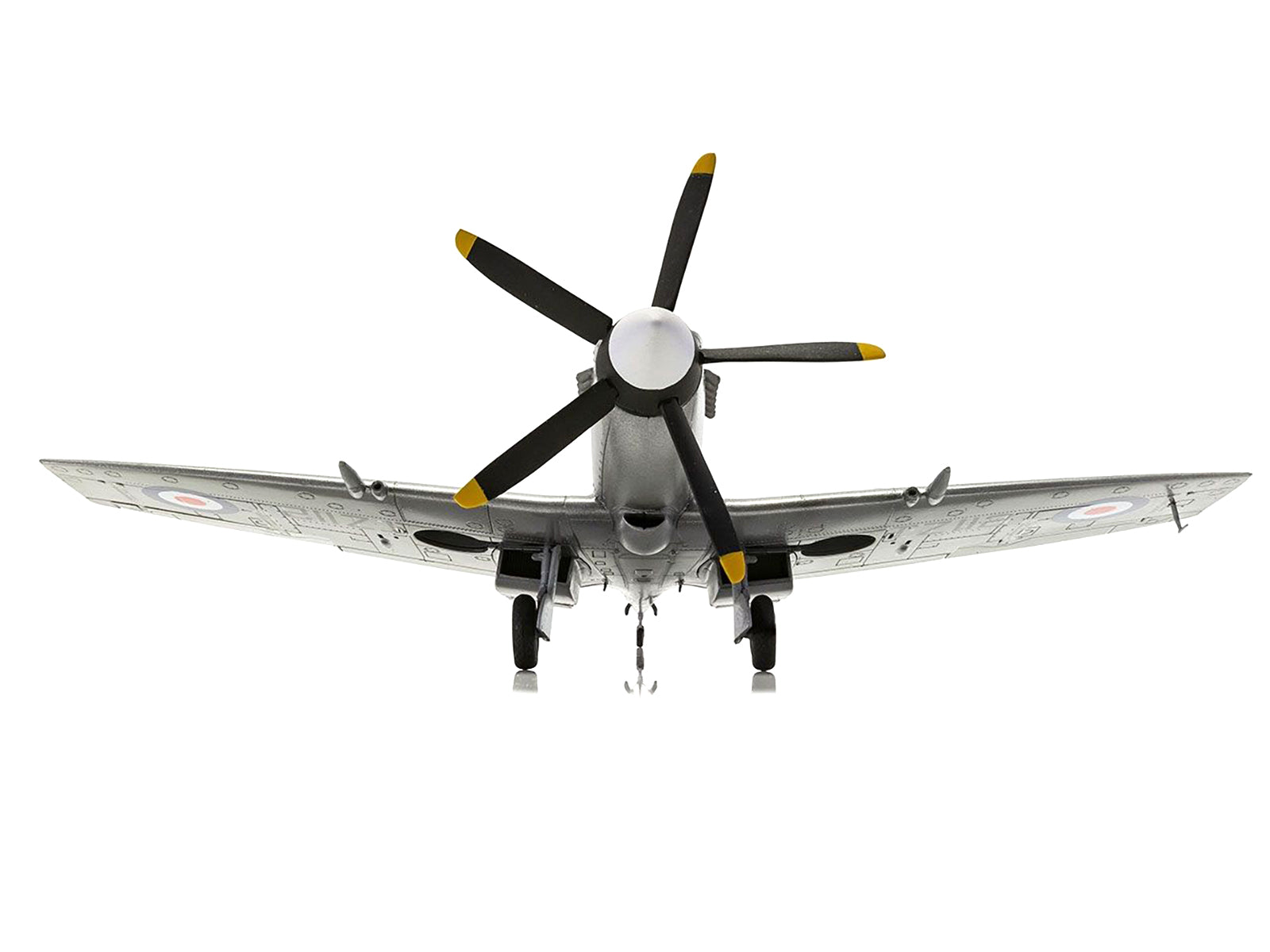 Level 2 Model Kit Supermarine Spitfire FR Mk.XIV Fighter Aircraft with 2 Scheme Options 1/48 Plastic Model Kit by Airfix-DiecastModeler.com