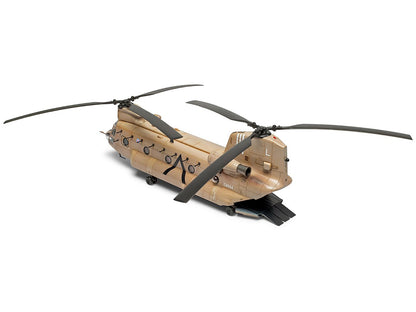 Level 3 Model Kit Boeing Chinook HC.1 Helicopter with 2 Scheme Options 1/72 Plastic Model Kit by Airfix-DiecastModeler.com