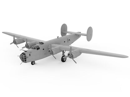 Level 3 Model Kit Consolidated B-24D Liberator Bomber Aircraft with 2 Scheme Options 1/72 Plastic Model Kit by Airfix