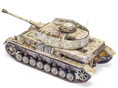 Level 3 Model Kit Panzer IV Ausf.H "Mid Version" Tank with 2 Scheme Options (Level 3) 1/35 Plastic Model Kit by Airfix