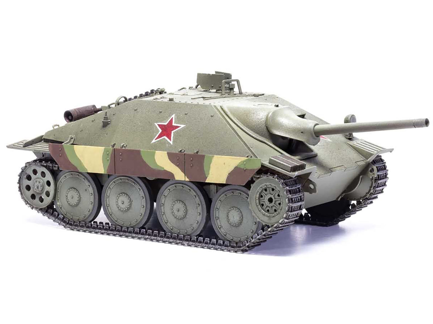 Level 3 Model Kit Jagdpanzer 38(t) Hetzer "Late Version" Tank with 2 Scheme Options (Level 3) 1/35 Plastic Model Kit by Airfix