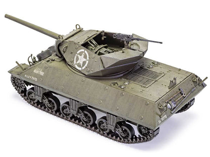 Level 3 Model Kit M10 Gun Motor Carriage (GMC) Tank Destroyer with 2 Scheme Options 1/35 Plastic Model Kit by Airfix