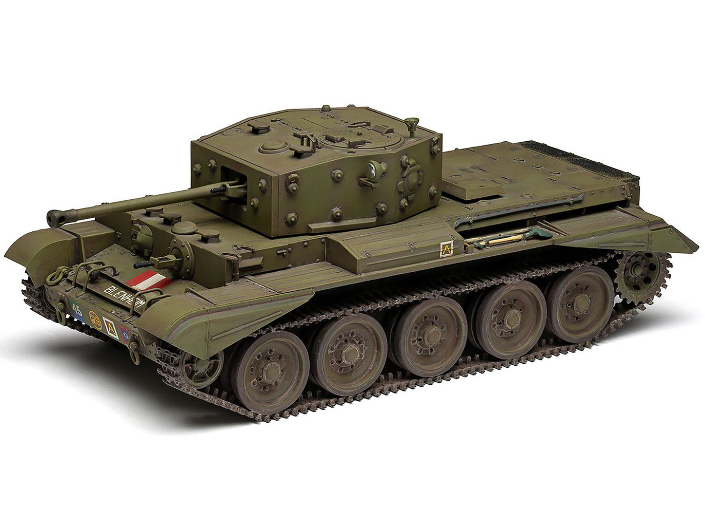 Level 3 Model Kit Cromwell Mk.IV / Mk.VI Cruiser Tank with 2 Scheme Options 1/35 Plastic Model Kit by Airfix-DiecastModeler.com