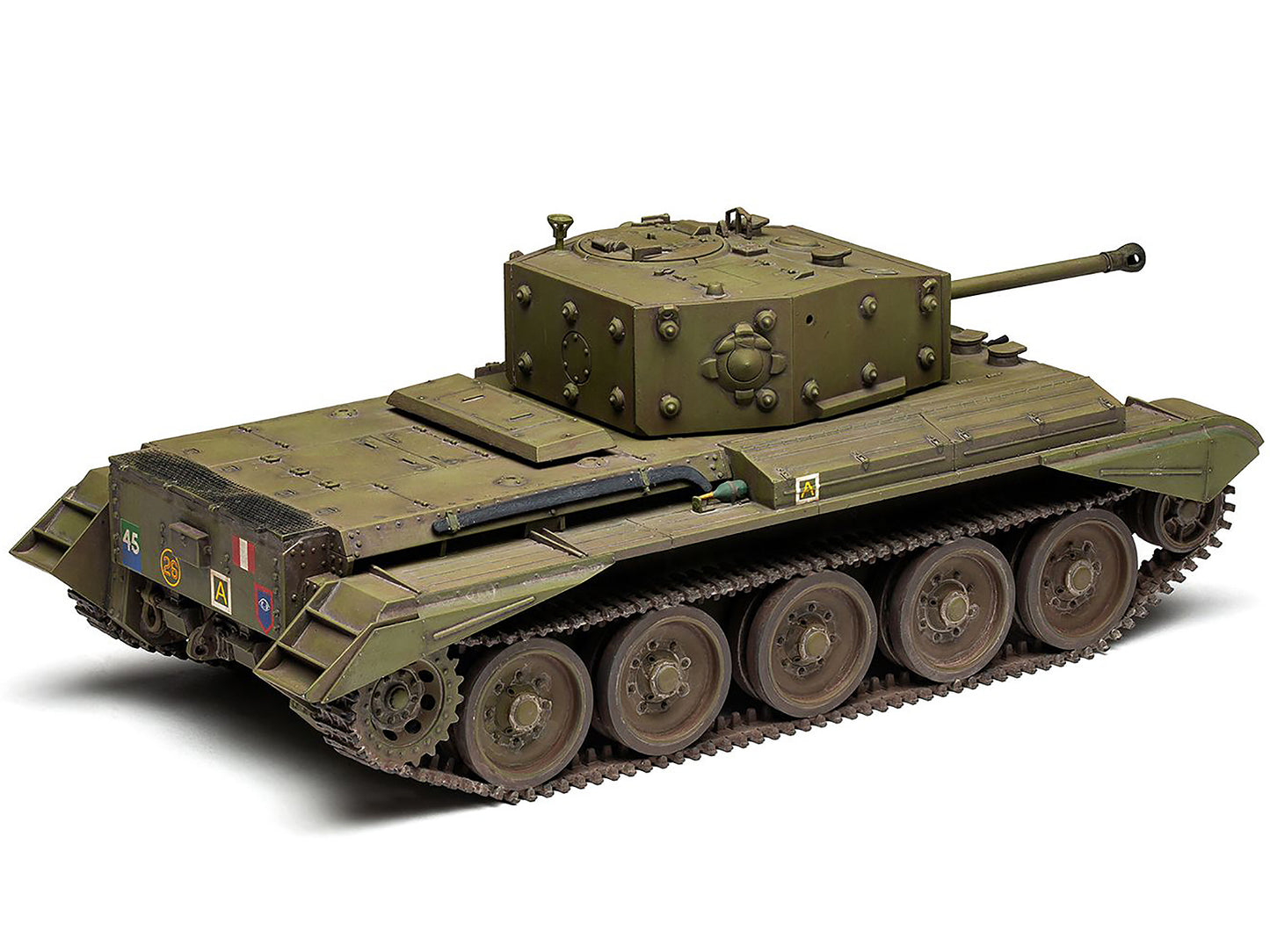 Level 3 Model Kit Cromwell Mk.IV / Mk.VI Cruiser Tank with 2 Scheme Options 1/35 Plastic Model Kit by Airfix-DiecastModeler.com