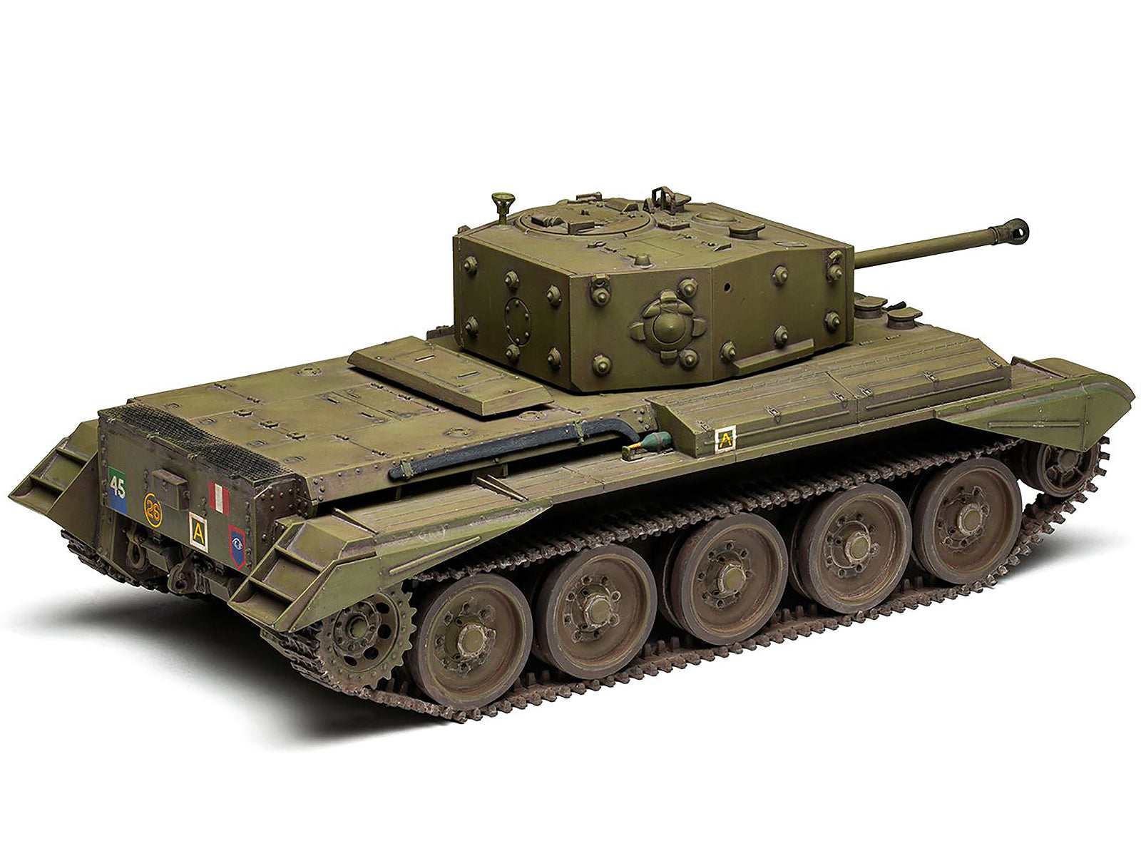 Level 3 Model Kit Cromwell Mk.IV / Mk.VI Cruiser Tank with 2 Scheme Options 1/35 Plastic Model Kit by Airfix-DiecastModeler.com