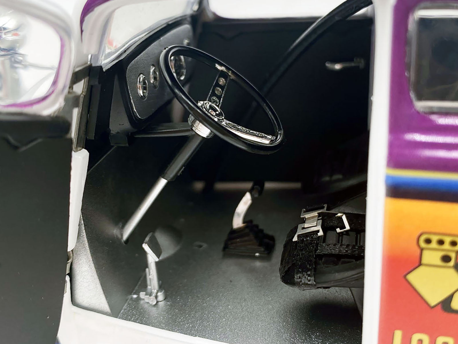 1933 Gasser "Prock & Howell - F Troop" Blue and White with Stripes Limited Edition to 348 pieces Worldwide 1/18 Diecast Model Car by ACME-DiecastModeler.com