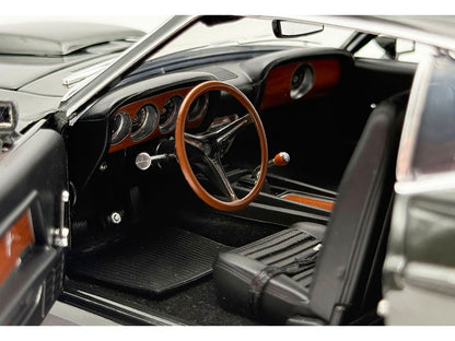1969 Ford Mustang BOSS 429 Black Jade Metallic Limited Edition to 429 pieces Worldwide 1/18 Diecast Model Car by ACME