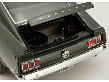 1969 Ford Mustang BOSS 429 Black Jade Metallic Limited Edition to 429 pieces Worldwide 1/18 Diecast Model Car by ACME