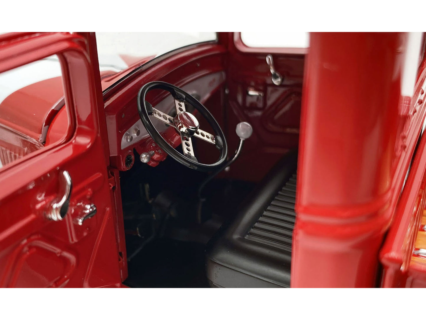 1932 Ford Pickup Truck "So-Cal Speed Shop" Red and White Limited Edition to 500 pieces Worldwide 1/18 Diecast Model Car by ACME