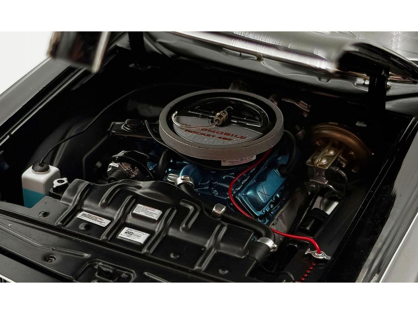 1970 Oldsmobile Cutlass SX "Hurst Edition" Black with Brown Stripes Limited Edition to 414 pieces Worldwide 1/18 Diecast Model Car by ACME