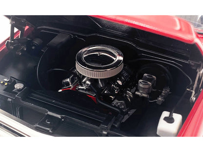 1970 GMC Jimmy Red Metallic with White Top "Slammed Custom" Limited Edition to 402 pieces Worldwide 1/18 Diecast Model Car by ACME