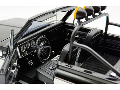 1971 Chevrolet K5 Blazer Tuxedo Black and White Limited Edition to 396 pieces Worldwide 1/18 Diecast Model Car by ACME