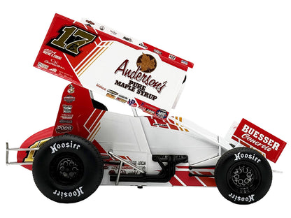 Winged Sprint Car #17B Bill Balog "Anderson's Pure Maple Syrup" (2025) 1/18 Diecast Model Car by ACME