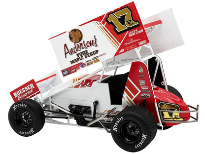 Winged Sprint Car #17B Bill Balog "Anderson's Pure Maple Syrup" (2025) 1/18 Diecast Model Car by ACME